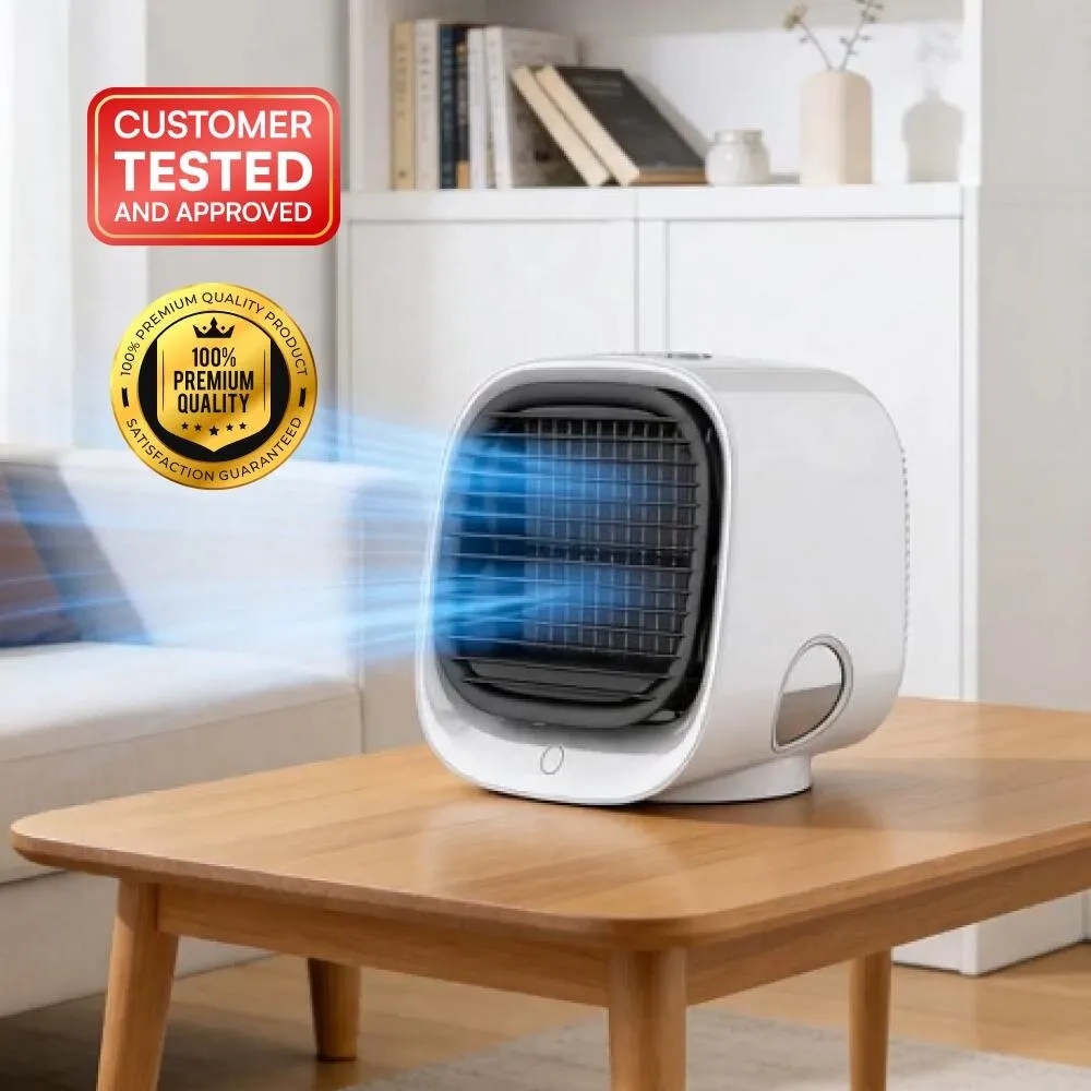 FrostyPure mini rafraîchisseur d'air portable – rafraîchisseur personnel pour la maison et le bureau